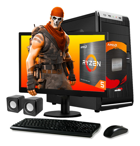 Pc Gamer Ryzen 5 5600g Cpu Computadora Escritorio Completa