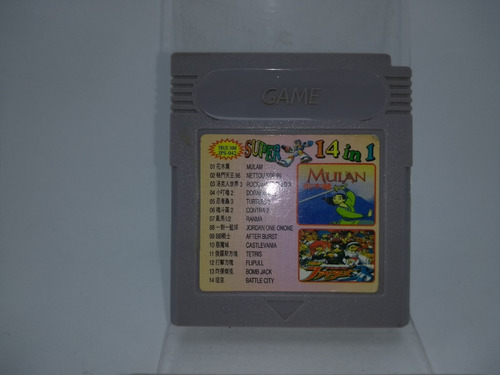 14 Em 1 - Game Boy Nintendo Castlevaniia, Contra, Turtles, 