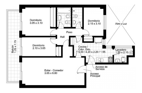 Imagen 17 de 17 de Departamento En Venta En Palermo De 4 Ambientes