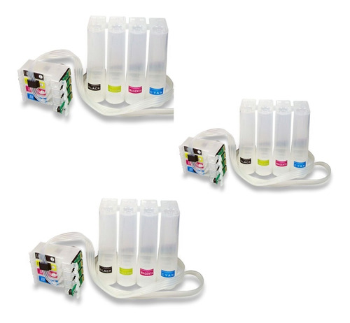 Kit 3 Sistemas De Tinta Para Ep Xp-211 Xp-201 Xp-401 Xp-204