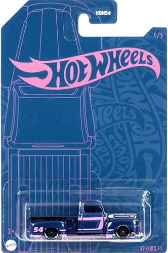 Hot Wheels 2022 Blue And Pink 49 Ford F1 Hdh54*