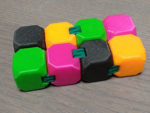 Imagen 1 de 4 de Juguete Anti-estrés Infinity Cube Fidget Toy Sensorial Cubo