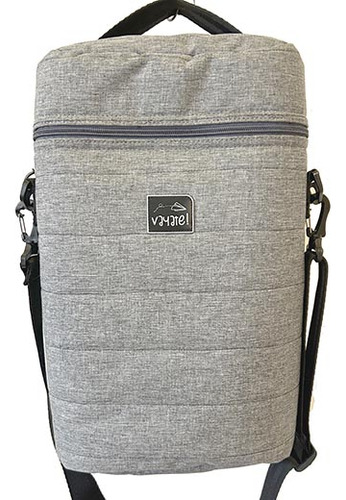 Matera Mochila Lisa Correa Sublimada Vayate Gris Cordura