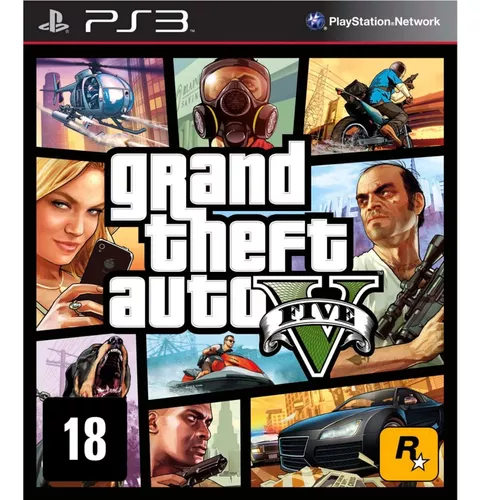 Dvd Jogo Gta 5 Ps5