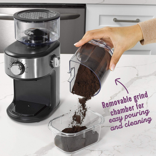 Molinillo Automático Mr. Coffee Cafe Grind 18 Tazas Acero In
