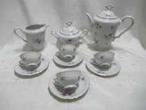 Comprar Juego De Café 11pzs Porcelana Alemana Cafetera Cremera Tazas