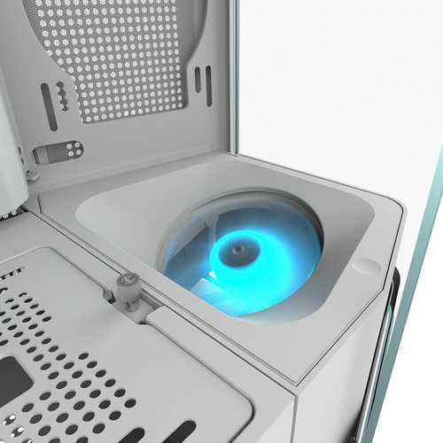 Gabinete Gamer Cougar Fv270 Rgb White Color Blanco
