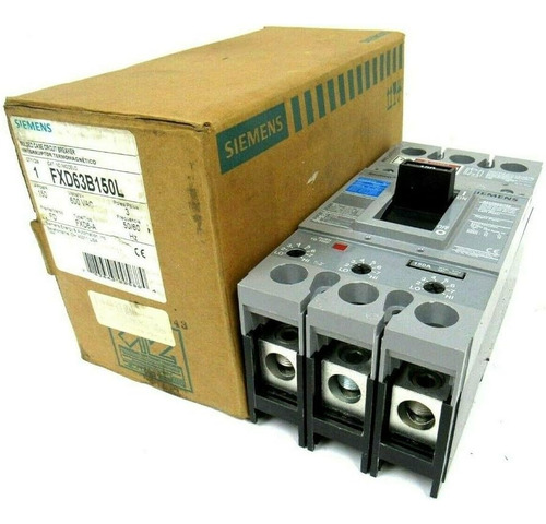 Interruptor Caja Moldeada 3p 150amp 600v Fxd63b150l