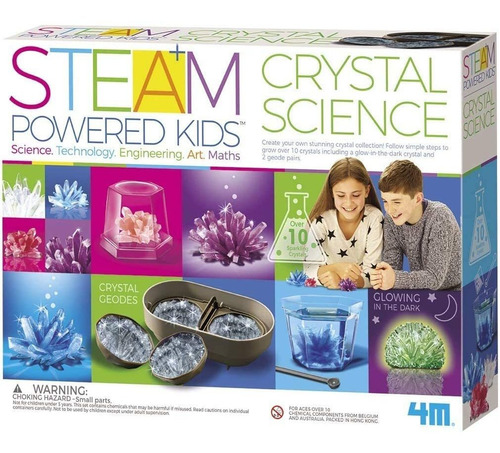 Deluxe Crystal Growing Combo Steam Science Kit  Diy Geo...