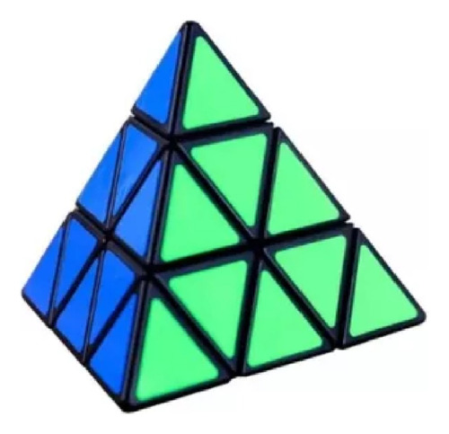 Imagen 1 de 6 de Cubo Magico Piramide Triangular 3x3 Con Mini Cubo 3x3