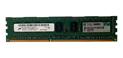 Memoria Hp 2gb Pc3-10600e Udimm 500209-061 500670-b21 @