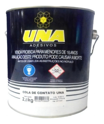 Cola De Contato 2,8kg Una