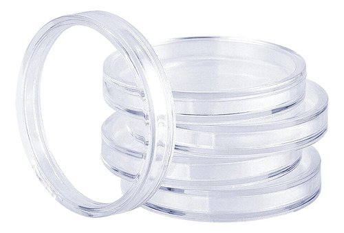 100 Cápsulas De 27 Mm. Para Monedas Coleccionables De Sol