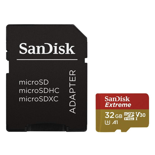 Sandisk 32gb Extreme Microsdhc Uhs-3 Card -... (q81p)