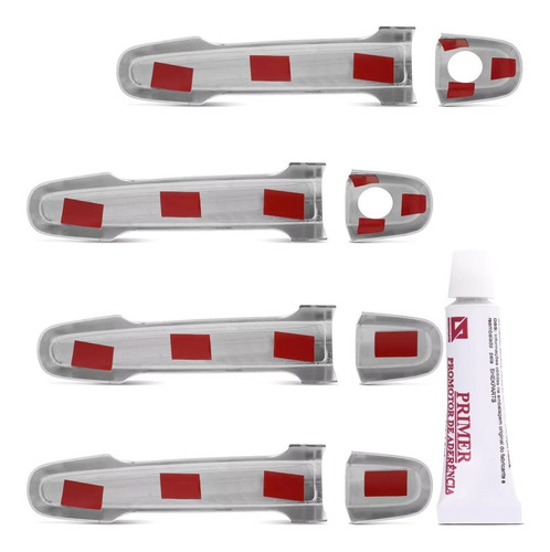 Capa Aplique Maçaneta Cromada Hilux Sr Srv Sw4 2005 A 2015