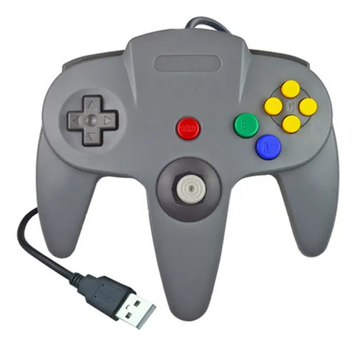 Control Mando N64 Retro Para Pc Laptop Gamer  (Reacondicionado)