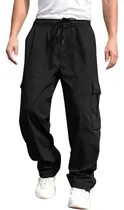 Comprar Pantalón Deportivos Recto Hombre De Con Múltiples Bolsillos
