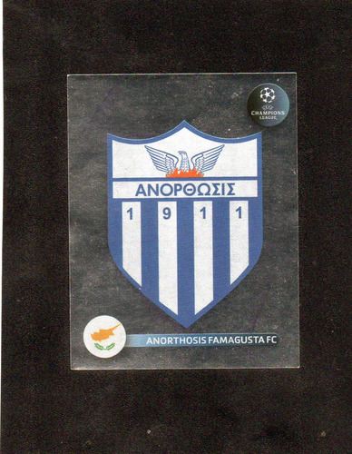 Champions League 2008. Figurita N° 43 Escudo A. Famagusta!!!