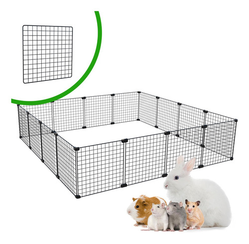 Cercado Porquinho Da Índia Filhote Hamster 120x120 Malha 2,5