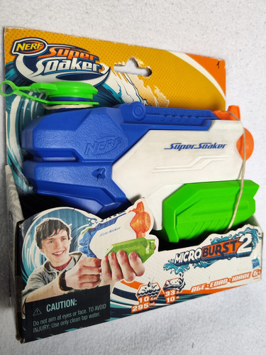 Lanzador De Agua Nerf Microburst 2 Super Soaker 295ml