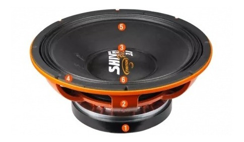Imagem 4 de 4 de Alto Falante Woofer Triton Shiver Bass 3.8k 1900 Rms 15 Pol