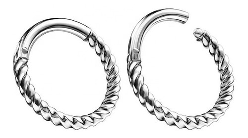 Imagen 1 de 3 de Septum Clicker Twister Sin Strass Piercing Argentina ®