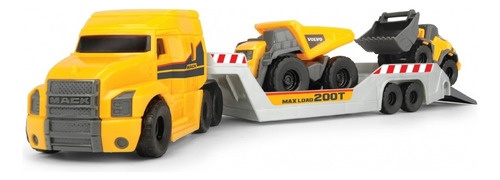 Mack / Volvo Trailer Con Vehículos Micro - 32 Cm Dickie Toys