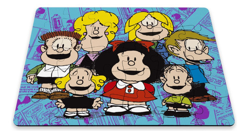 Rompecabezas Infantil De Madera Mafalda