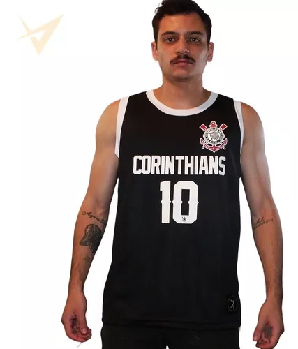 Camisa Regata Corinthians Basquete - Masculina Licenciada