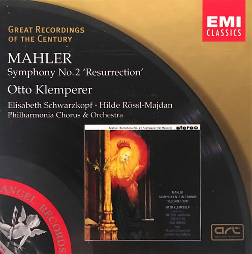 Cd Mahler S No2 Otto Klemperer - Made In E U