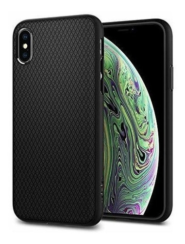 Funda Liquid Air Armor Para iPhone X De Spigen, Con Diseño F