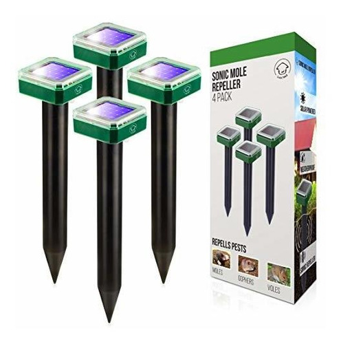 Repelente De Plagas - Livin' Well Solar Sonic Pest Repeller 