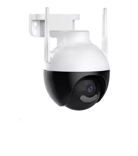 Câmera de segurança Wi-Fi Smart Camera A18-2MP com resolução de visão nocturna incluída branca