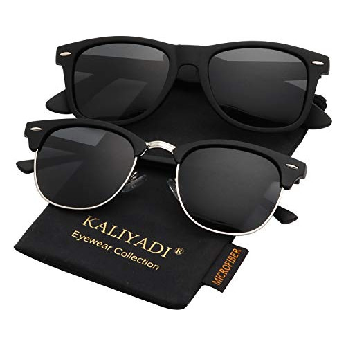 Gafas De Sol Polarizadas Para Hombres Y Mujeres Montura Semi