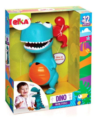 Brinquedo Bebê Dino Papa Tudo Dinossauro Baby - Elka