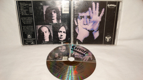 Coroner - Mental Vortex (noise '1991 Us Corte Promo Cd Prese