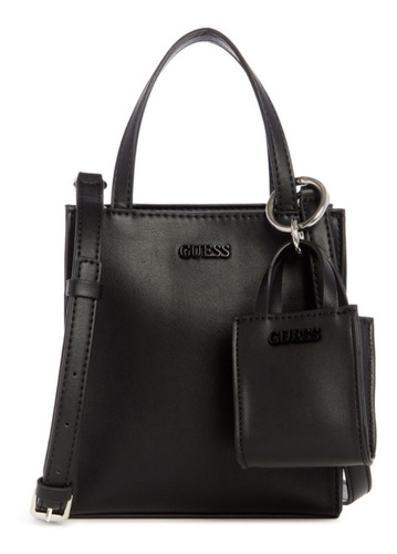 Bolsa Guess Mini Picnic Mujer Negro Nueva Original Vy786577