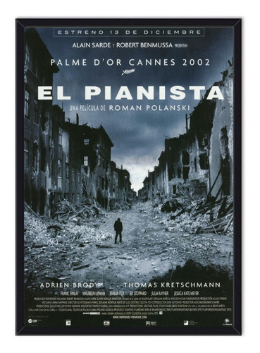 Cuadro - Afiche Película El Pianista 