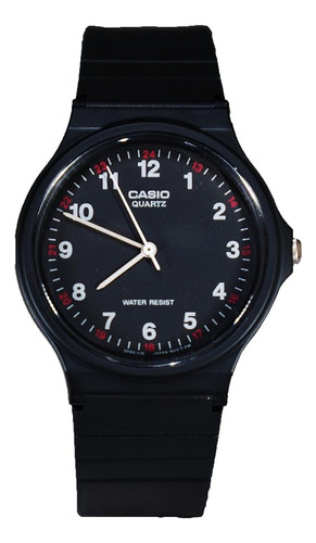Reloj Casio Anal Gico  Negro Y De 1 Tamaño  Mq24 1b