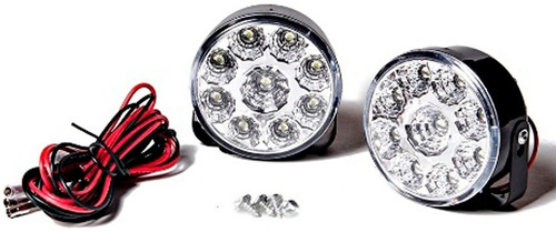 10 Juegos Led Circular Auxiliar 12v Universales 9 Leds