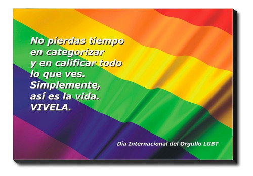 Mural Día Internacional Del Orgullo Lgbt Cuadro