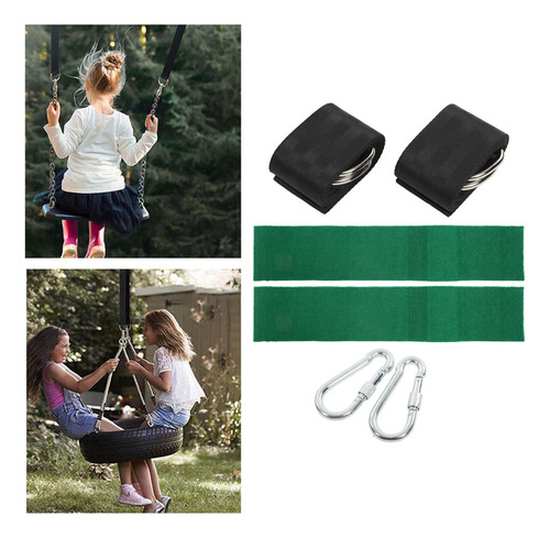 Juego De Correas Para Hamaca Y Columpio Para Colgar Árboles,