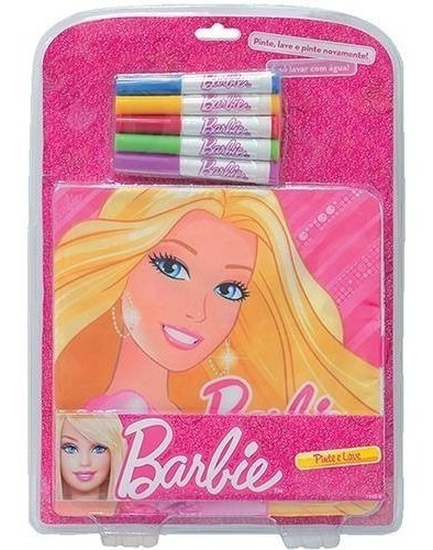 Lindo Brinquedo Livro De Pintura Da Barbie Pinte E Lave Fun