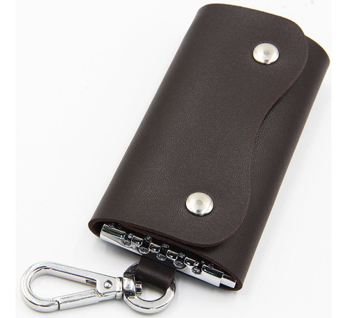 Set De Hombre Cartera Tarjetero Porta Llaves Y Pluma Color Café