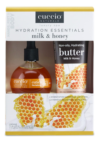 Set Hydration Essentials Cuccio Naturale Luxury Spa, 2 Pieza