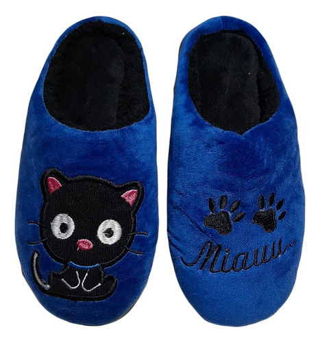 Pantuflas Babuchas Gato Mujer 