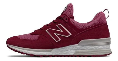 Zapatillas New Balance Mujer Bordo Rosa Dep