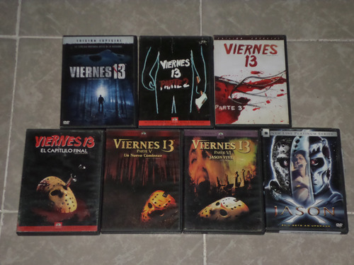 Coleccion Viernes 13 Partes 1,2,3,4,5,6 Y 10 En 7 Dvd's