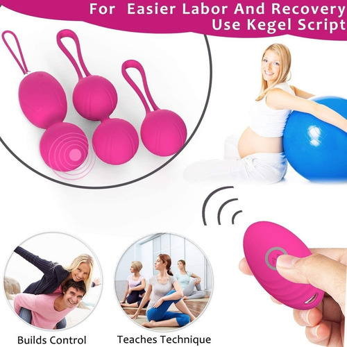 Imagen 6 de 9 de Masajeador De Pelota Portátil Kegel Fitness