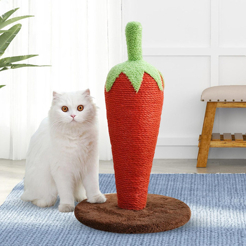 , Poste De Rascado Para Gatos Zanahoria Decorativa Grind